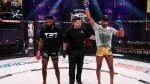 MMA Fighter AJ McKee fighting and winning a Bellator Match