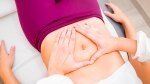 Doctor examining a patient's pelvic floor health