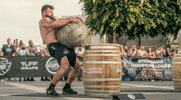 Strongman Pavlo Kordiyaka competing at the SCL CYPRUS 2023