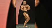 Flex Lewis posing on stage