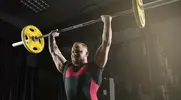 Powerlifter-Doing-Barbell-Overhead-Press