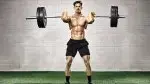 Olympic Lifter performing the Clean and jerk workout program