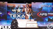 Women’s Physique winner Zama Benta